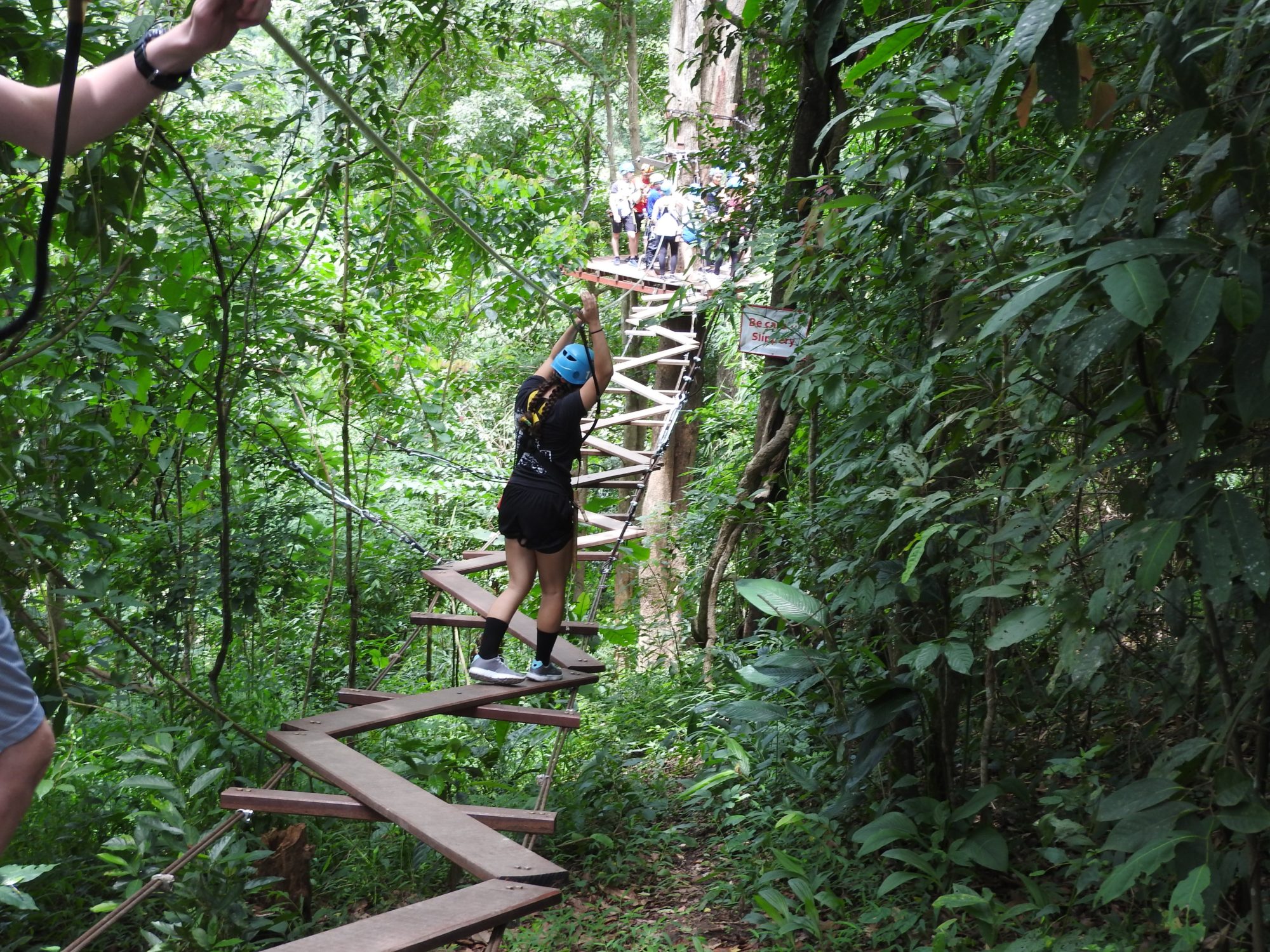 zip lining Thailand